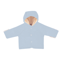 Bebe Organic Lumi Chenille Atlantic Jacket + Bonnet