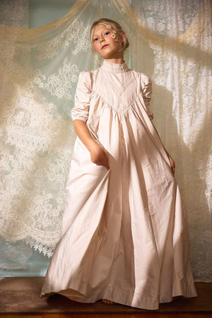 Francesca Guiliano - Taffeta Lace V Design Gown