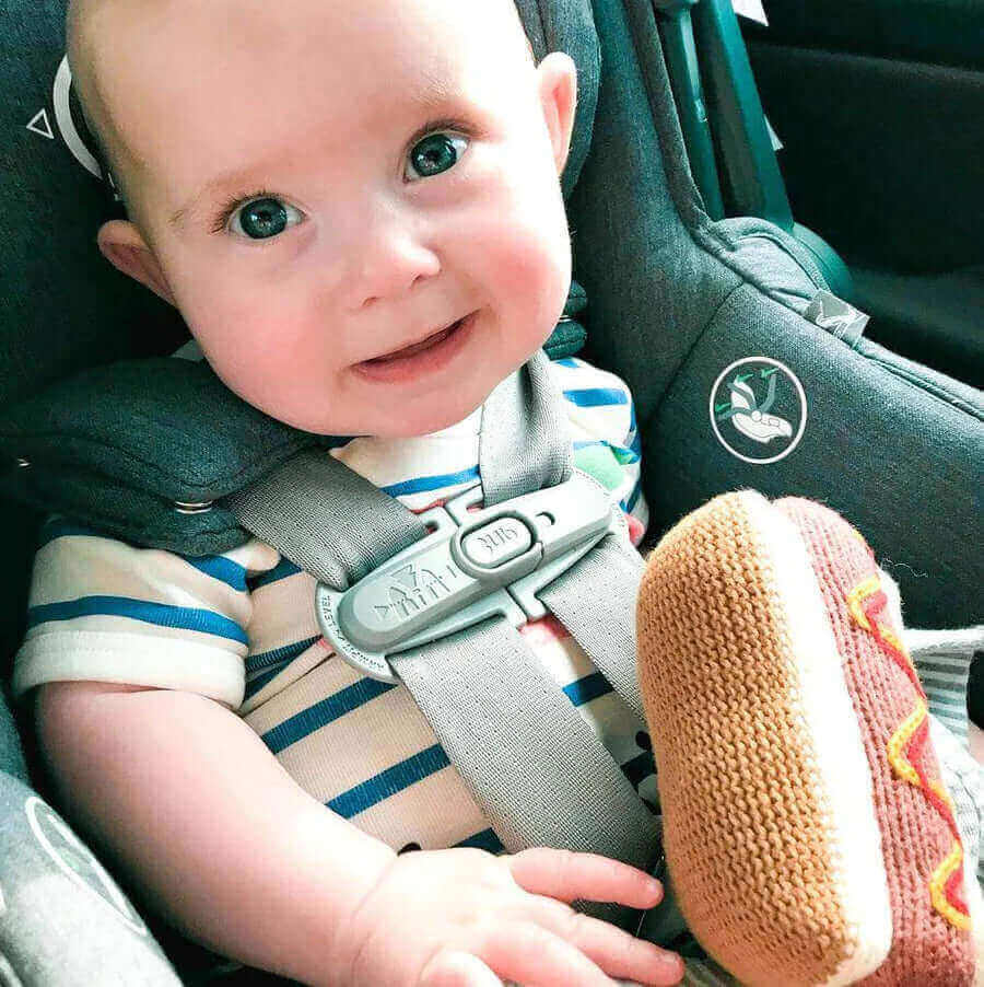 Estella Organic Baby Toys - Newborn Rattles | Hot Dog