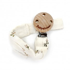 Wood and Liberty Print Pacifier Holder