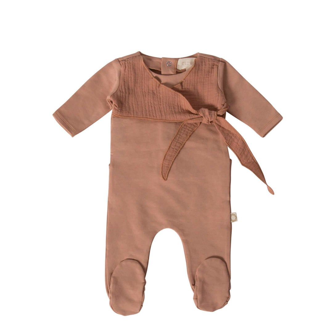 citrine baby footie, citrine baby layette,Citrine Layette Couture