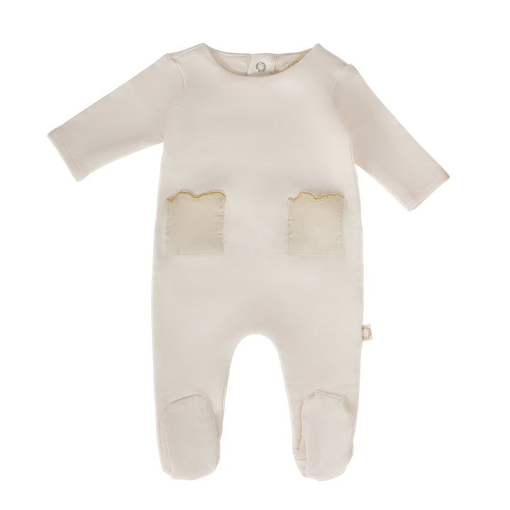 citrine baby footie, citrine baby layette,Citrine Layette Couture