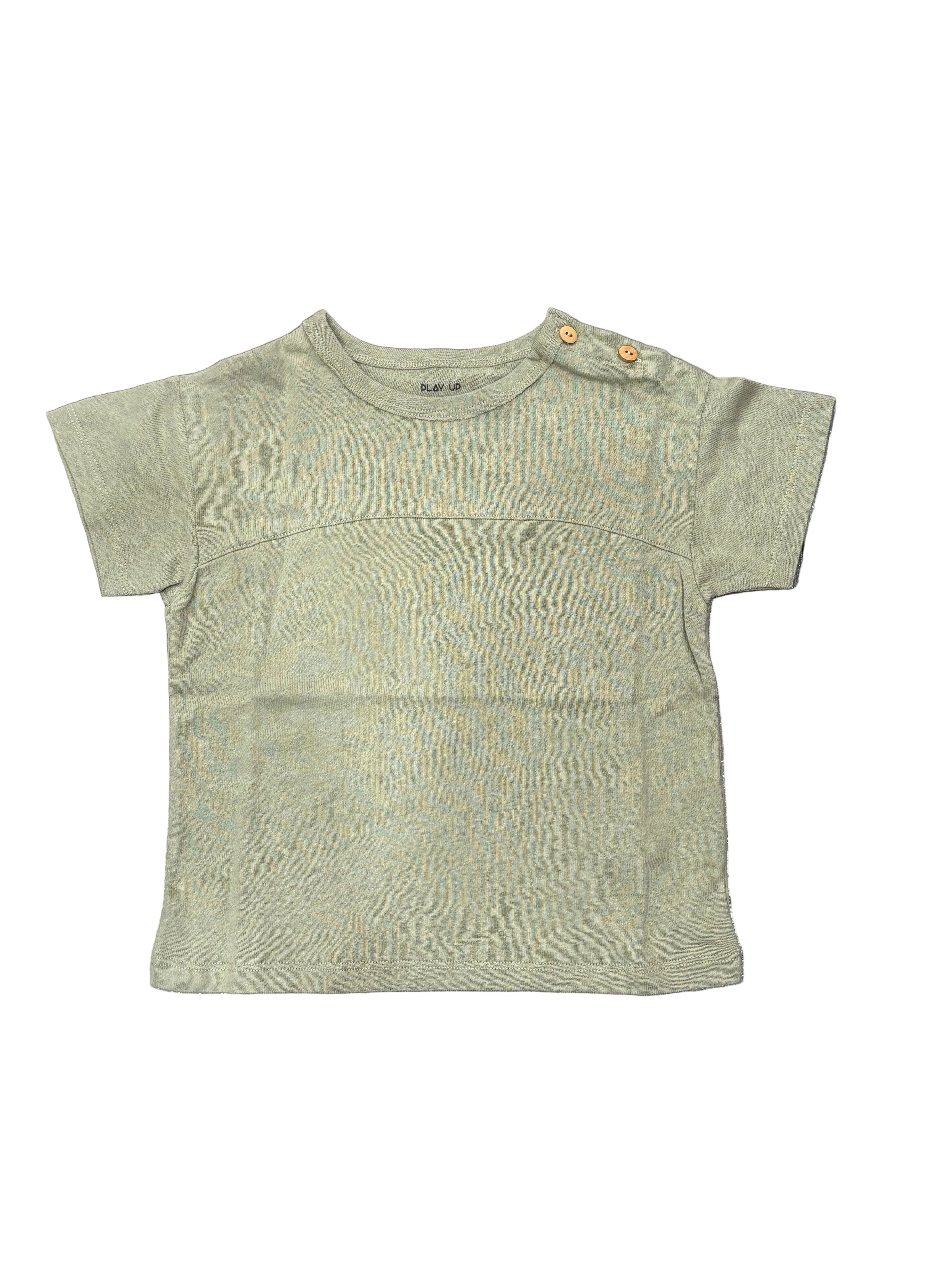 Play Up - Jersey T-shirt + Printed Woven Shorts Set