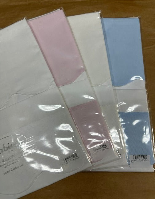 Scallop Pique Bassinet Pillow & Blanket Set