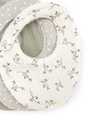 Floral print bib