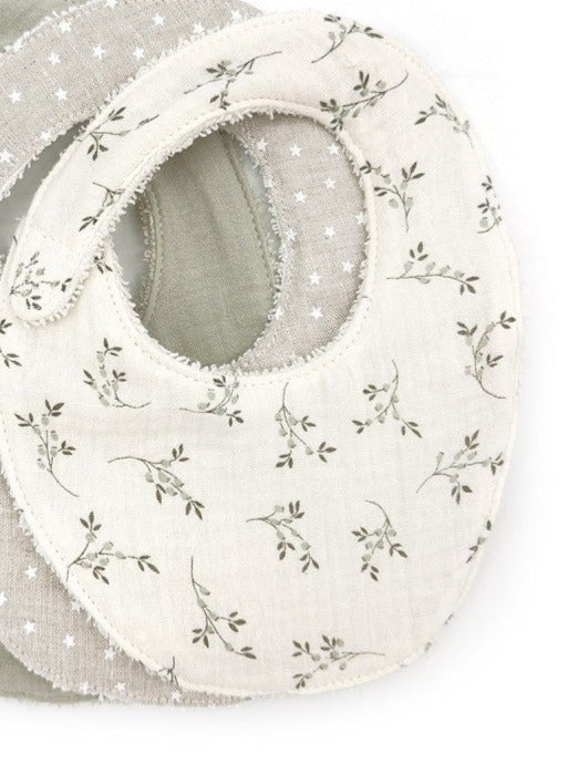 Floral print bib