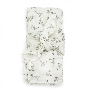 SET OF 2 MEDIUM & LARGE PRINTED MUSLIN SWADDLES