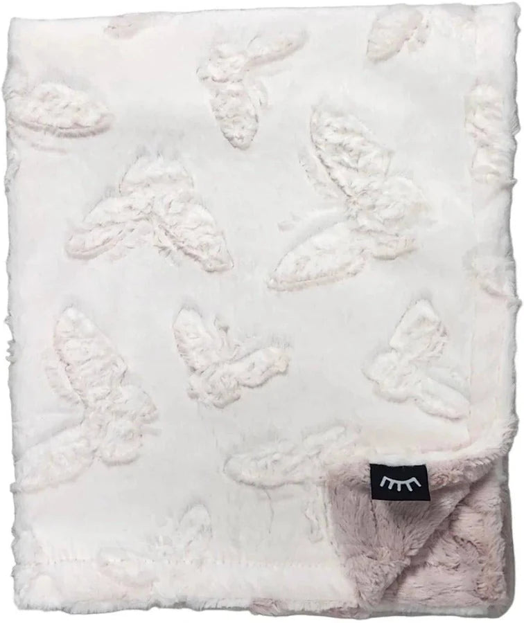 Winx + Blinx Butterfly Mauve Minky Blanket