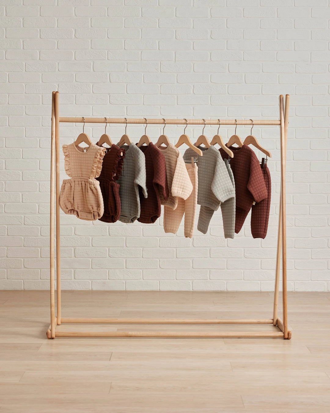 Quincy Mae Plum Quilted Sweater + Pant Set