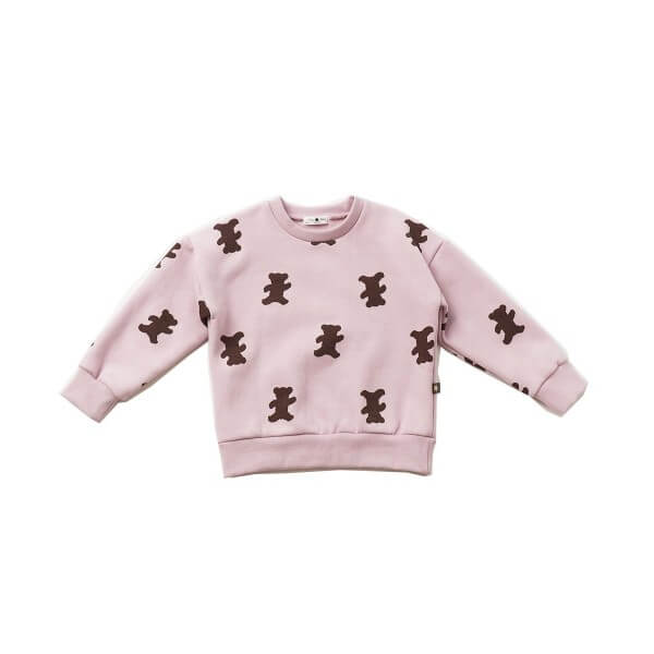 Petite Hailey Bear Print Sweatshirt
