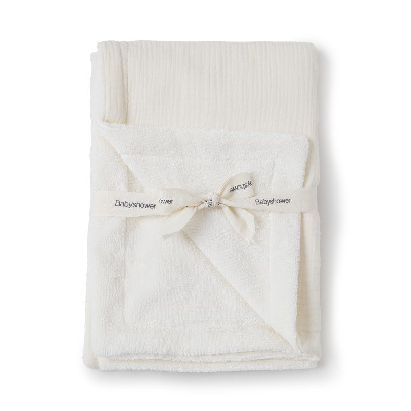 Floral Cotton/Fur Spring Blanket