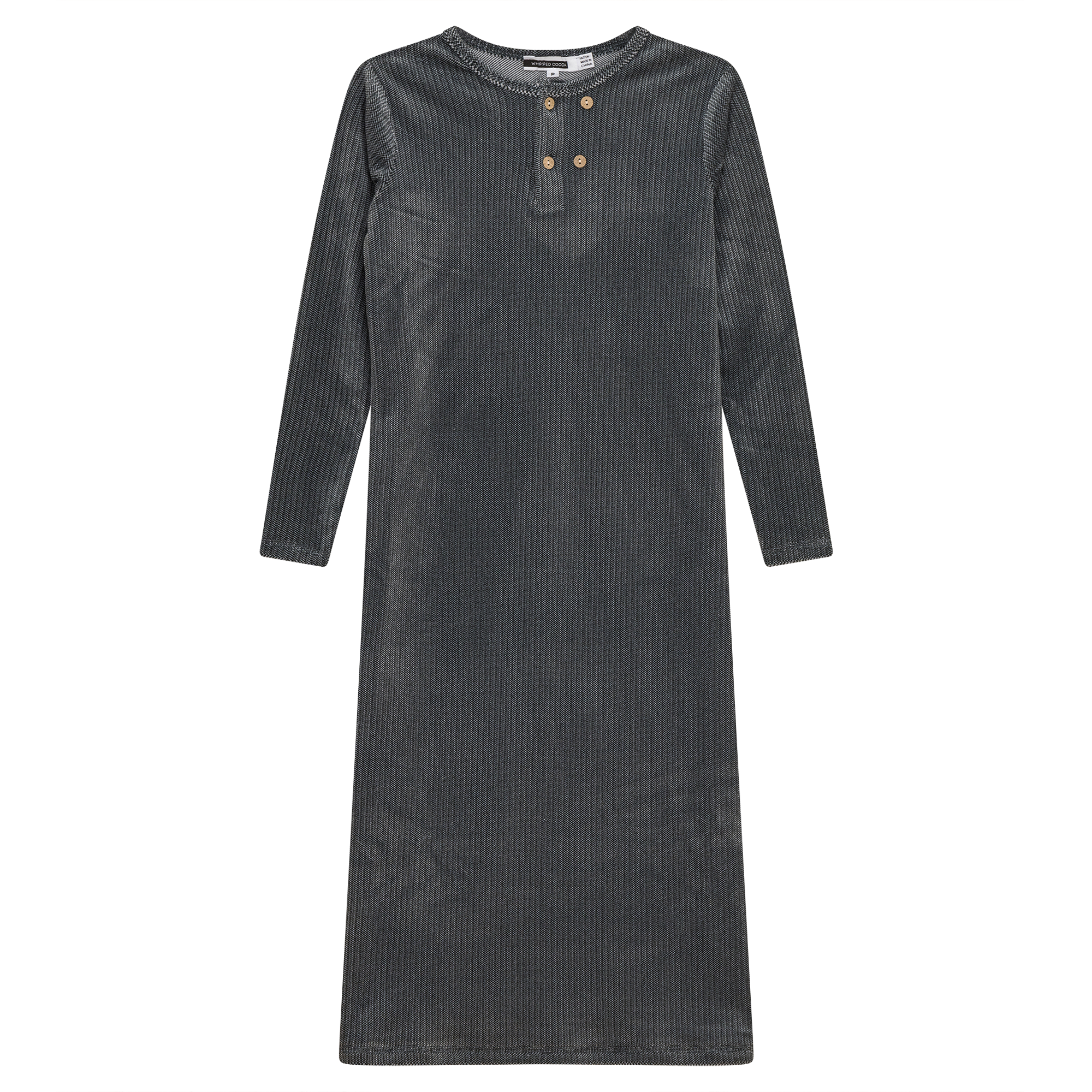 Whipped Cocoa Girls Black Nightgown