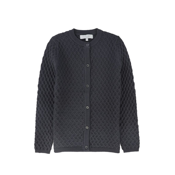 Bace Textured Crochet Knit Cardigan
