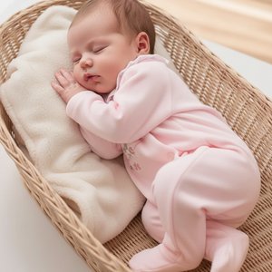 Tartine et Chocolat Embroidered Cotton Pajamas – Heritage French Sleepwear in Rose