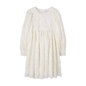A front view of the Tartine et Chocolat floral dress.