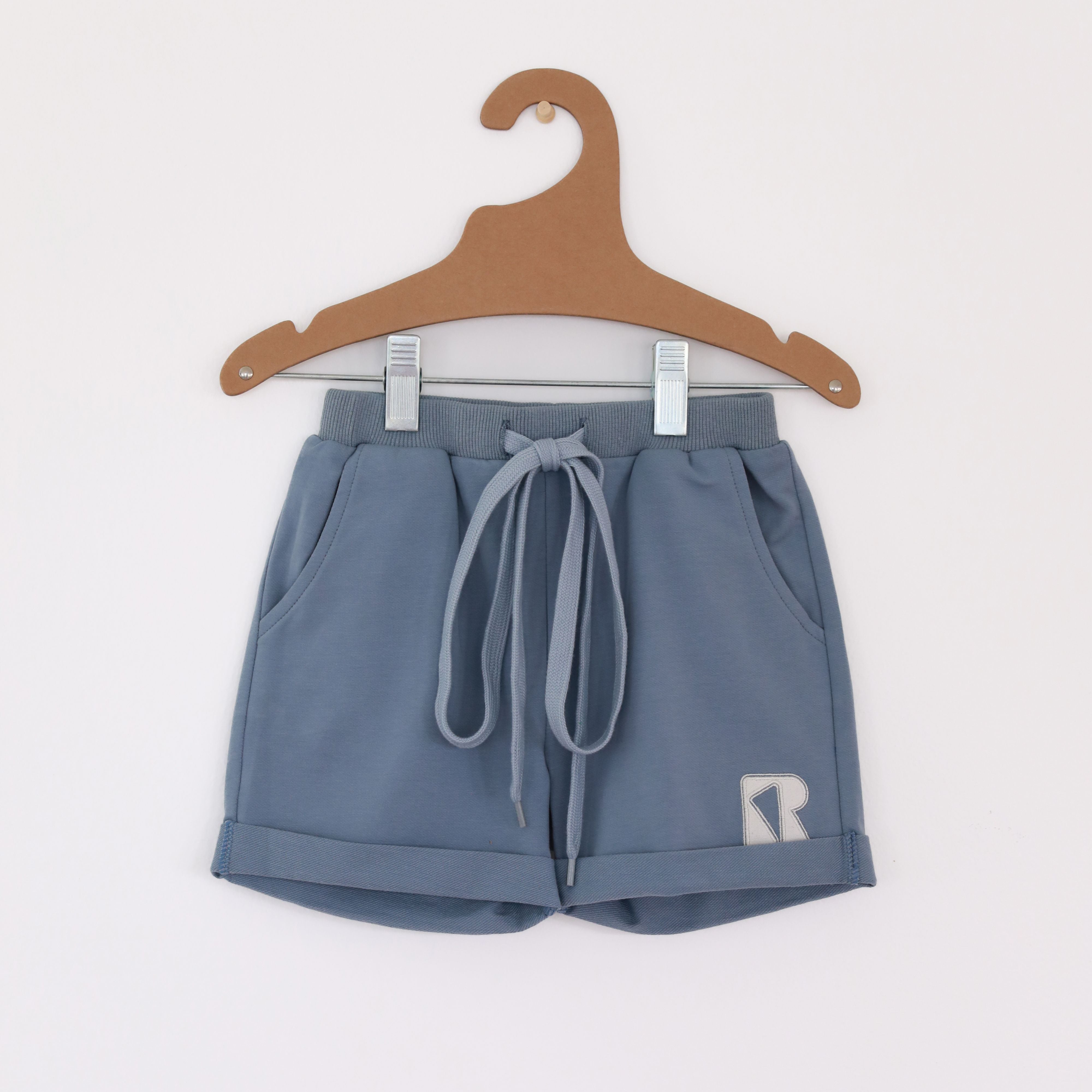 Retro Kid Finn Summer Blue French Terry Shorts
