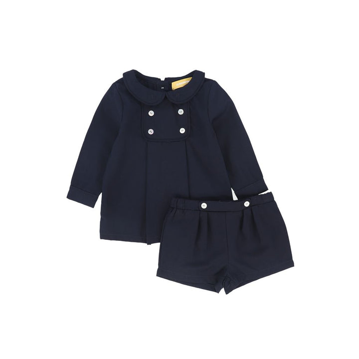 Le Bourdon Wool Button Detail Set
