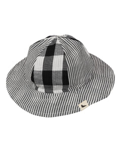 Turtledove Stripe/Check Hat