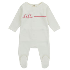 Cadeau Little Hello Girl Footie