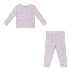 Fragile White/Misty Rose Vine 2 Pc Set