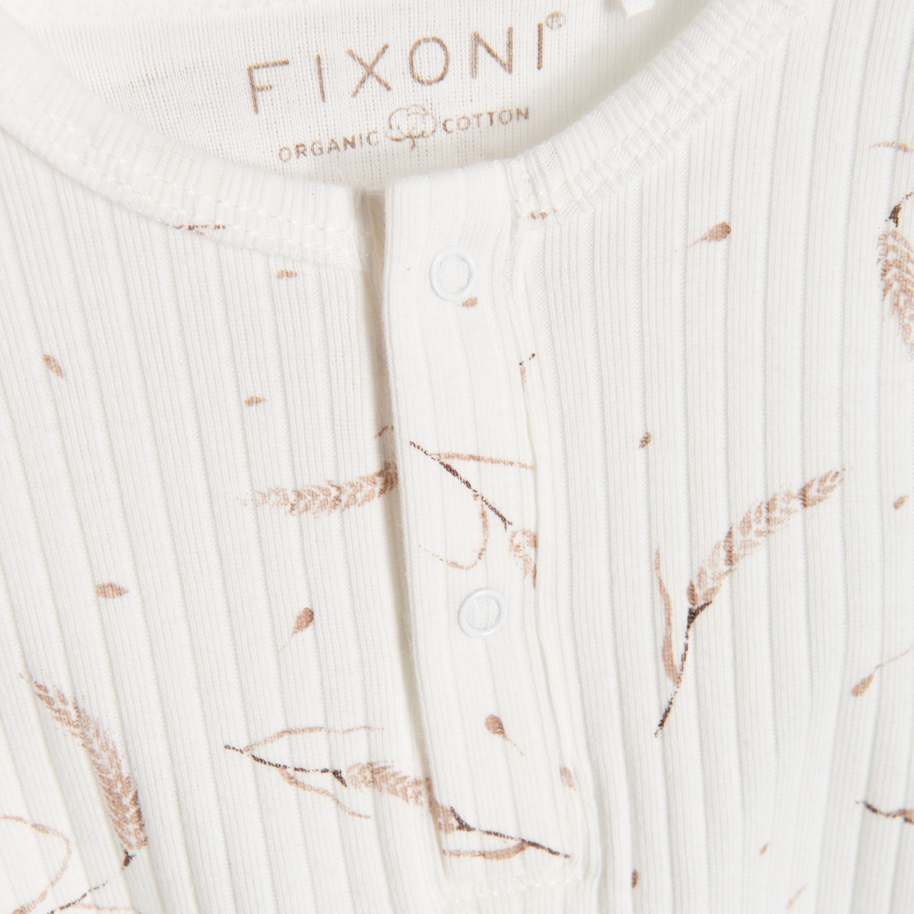 Fixoni Egret Wheat Rib Footie