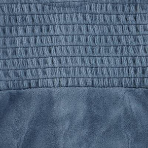 Velour Smocked Blanket