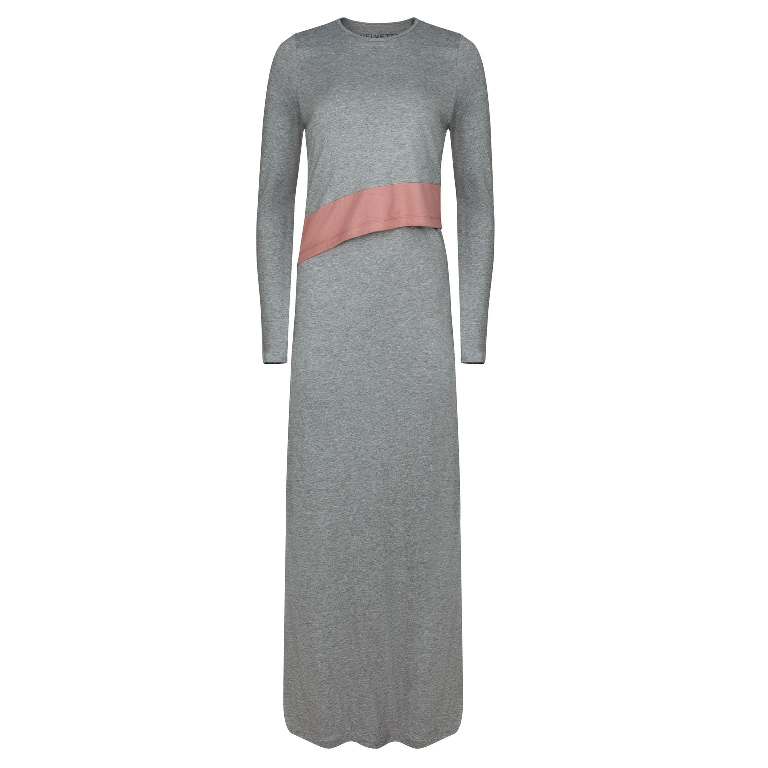 brand new pima cotton womens color block nursing nightgown