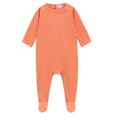 Oubon Coral Logo Embroidered Neck Footie