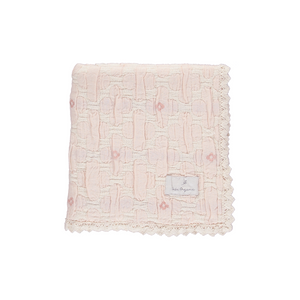 Bebe Organic Flower Motif Blanket