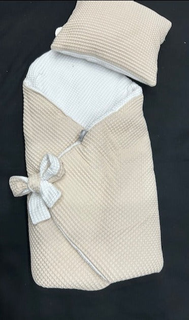 Reversible Waffle Bow Wrap