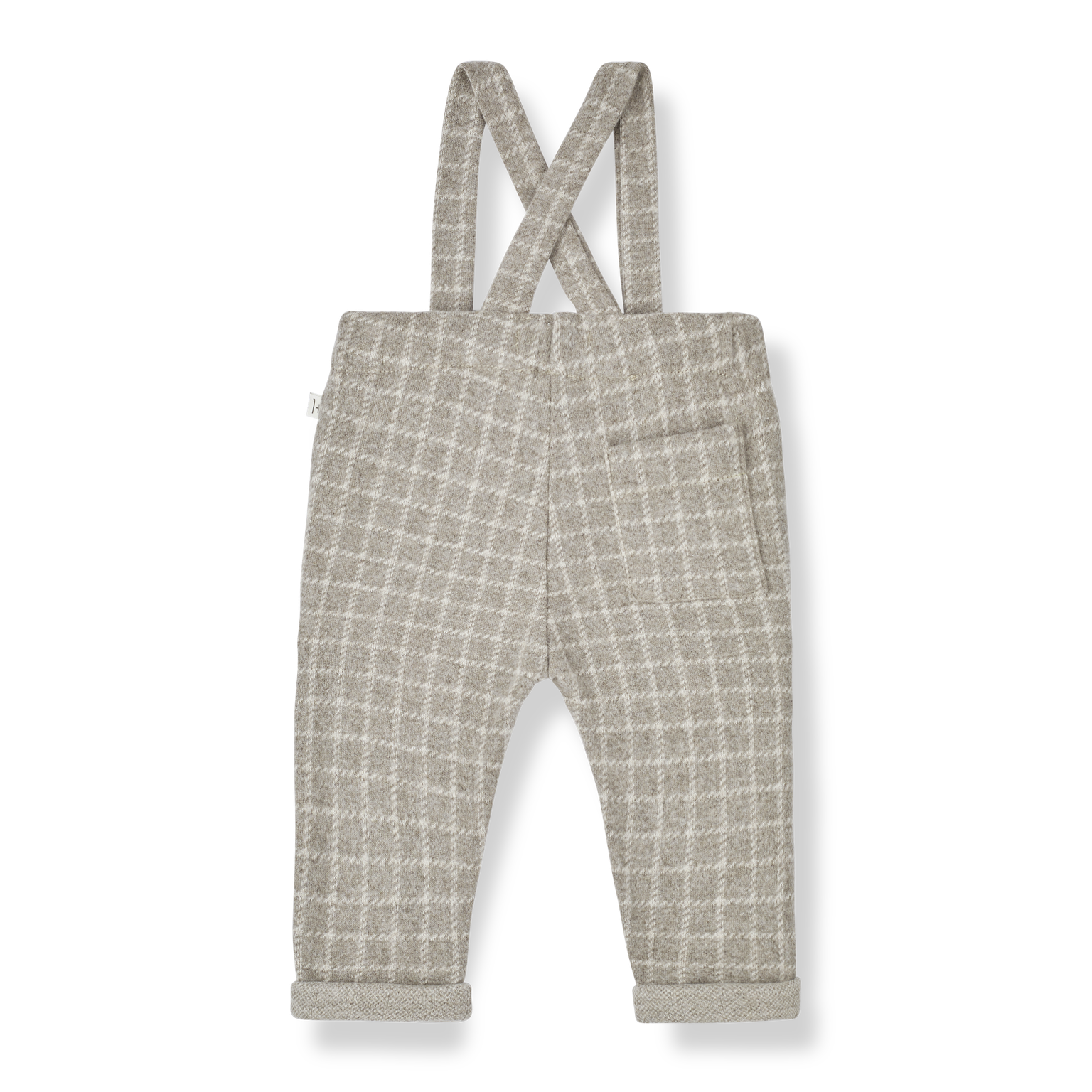 1+ in the Family Hendrick Taupe Pants with Suspenders