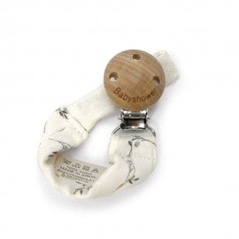 Wood and Liberty Print Pacifier Holder