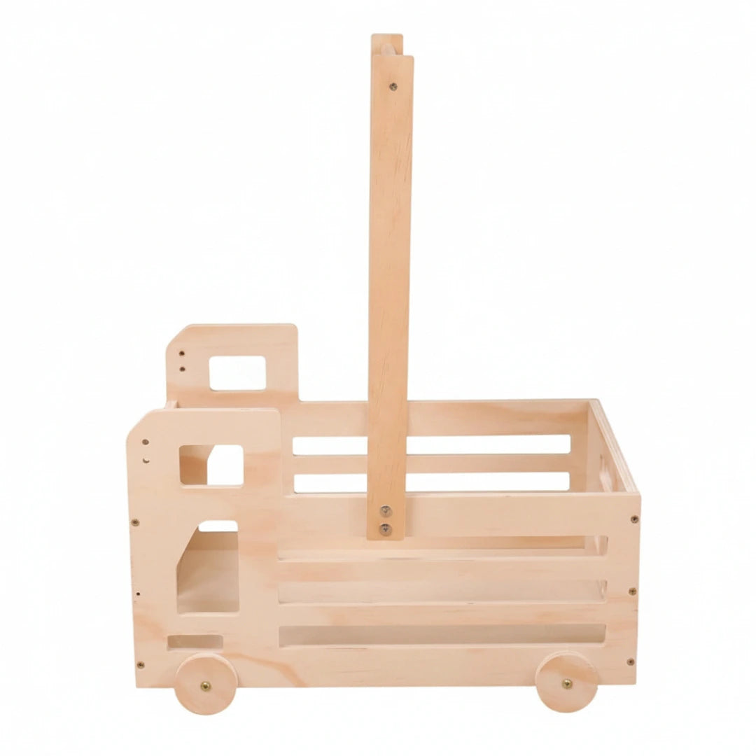 A breathtaking Wooden Truck Wagon with Wheels, showcasing its authoritative architectural timber frame and refined minimalist silhouette.