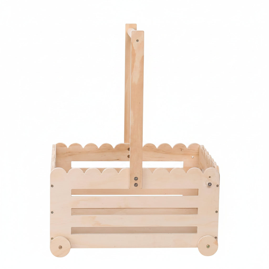 Wooden Wagon with Wheels