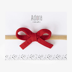 Adora Mini Waffle Bow Headband