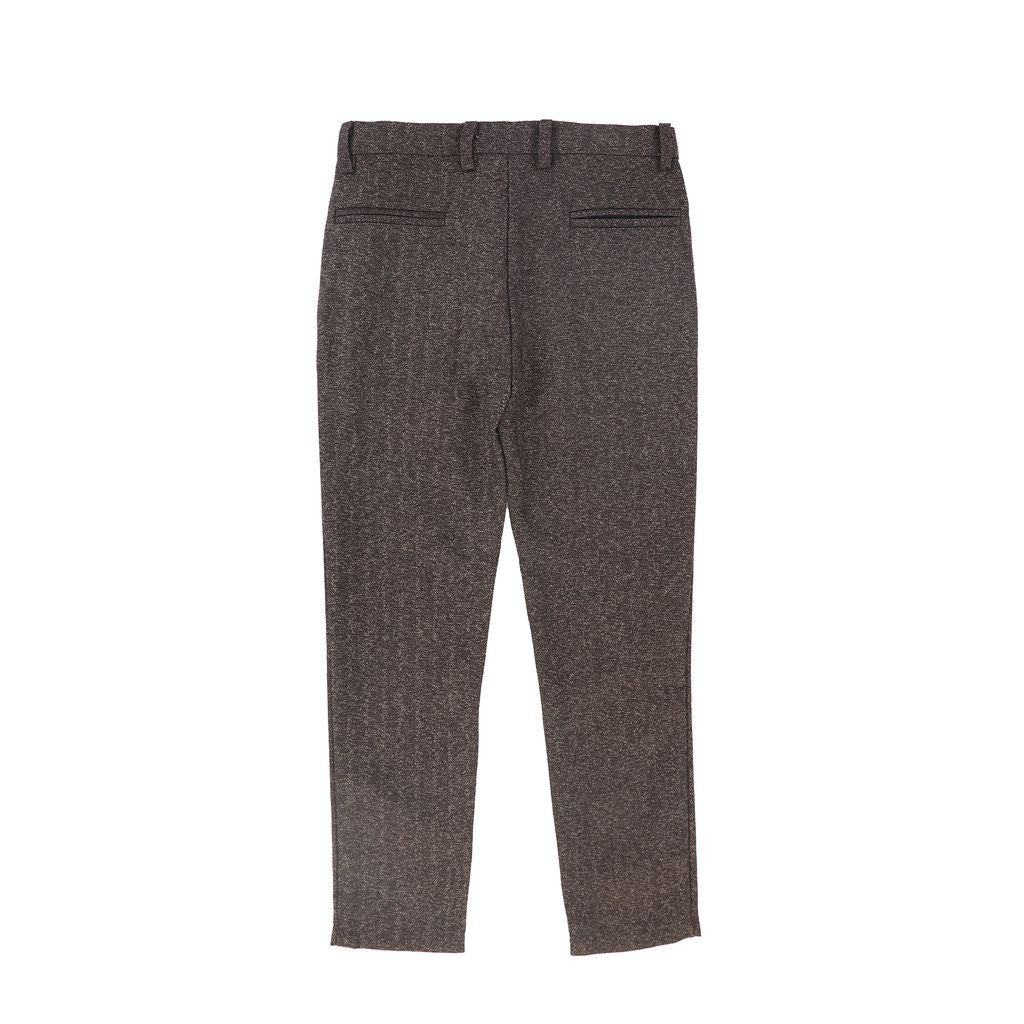 Le Bourdon Brown Textured Pants