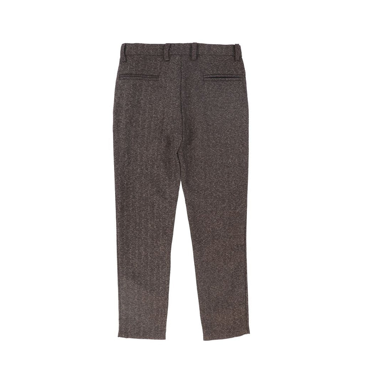 Le Bourdon Brown Textured Pants