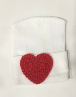 Appliqué Hospital Hat for Newborn Babies | Luxury Newborn Take-Home Essential
