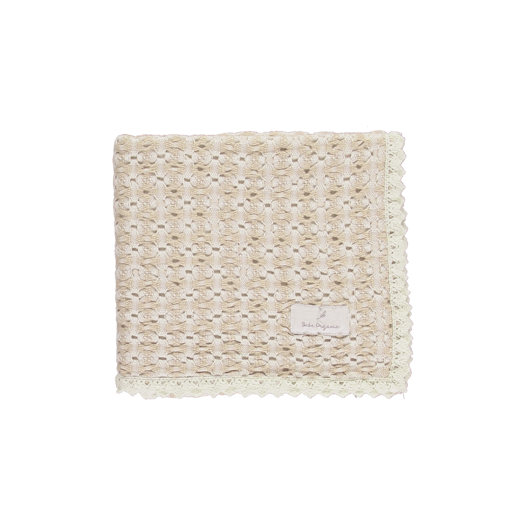 Bebe Organic Retro Crochet Blanket