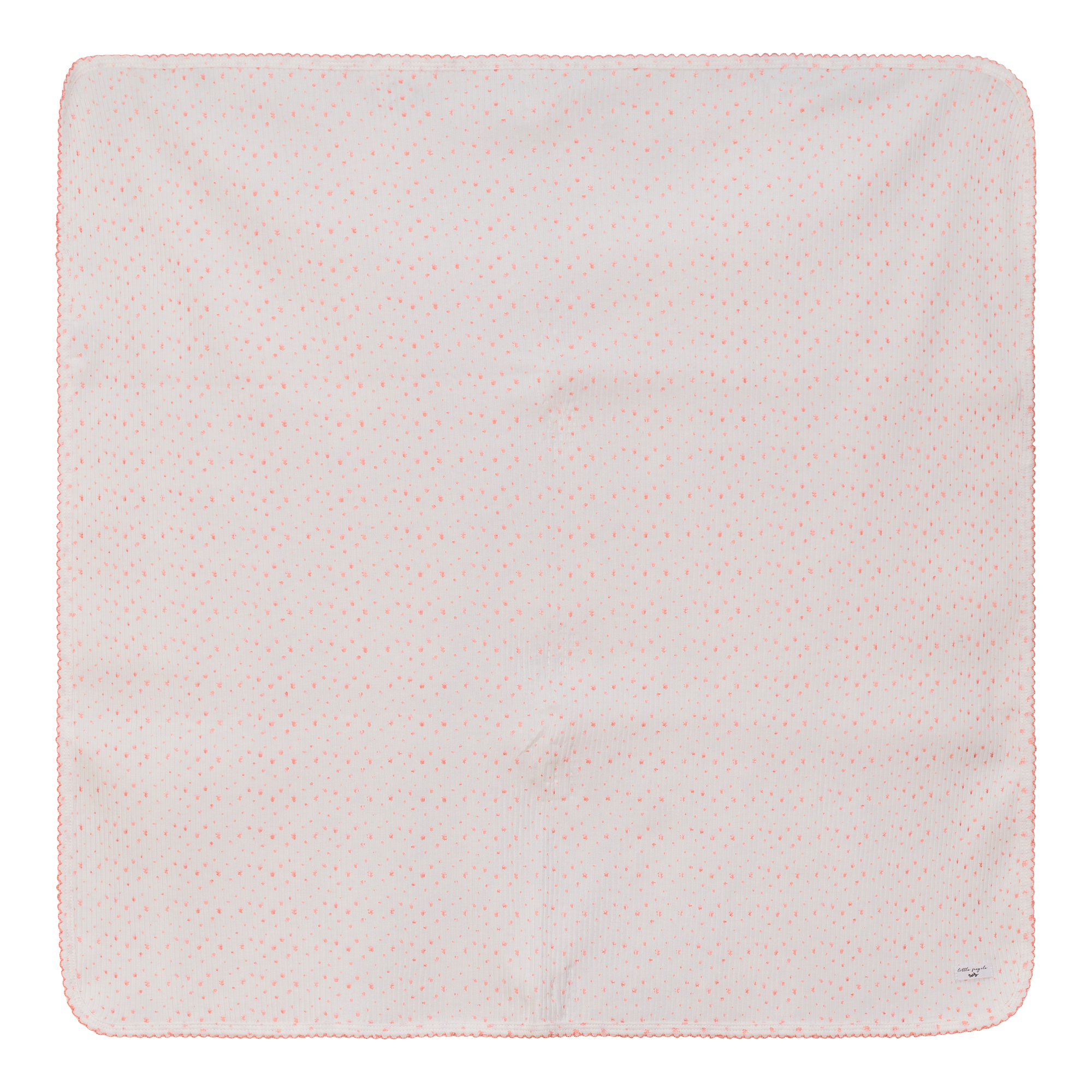 Little Fragile Pink Print Rib Baby Blanket (Copy)