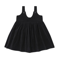 Retro Kid Black Vivienne Velvet Dress