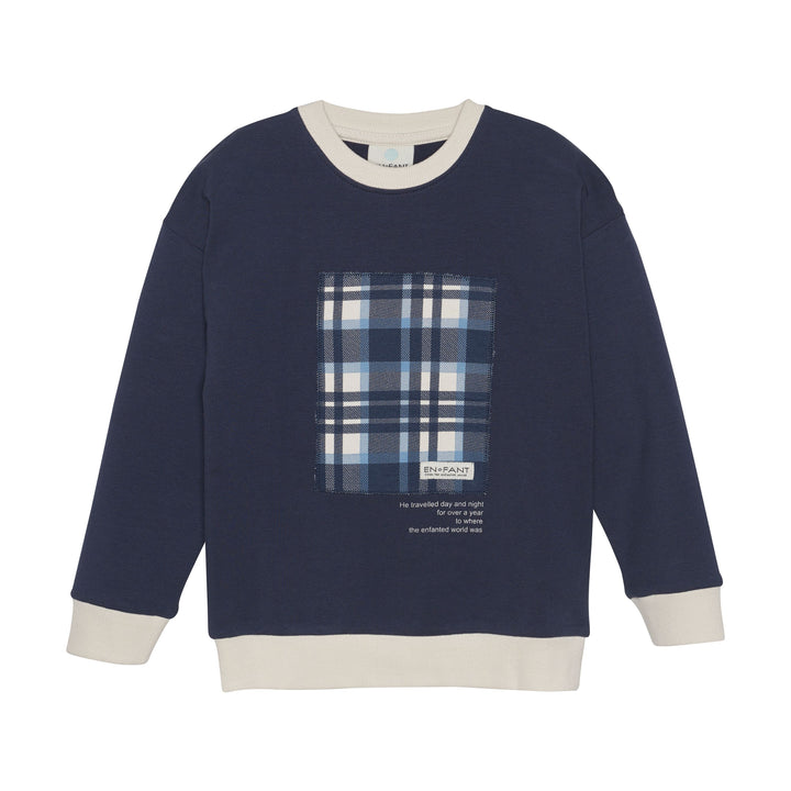 En Fant ls Plaid Sweatshirt