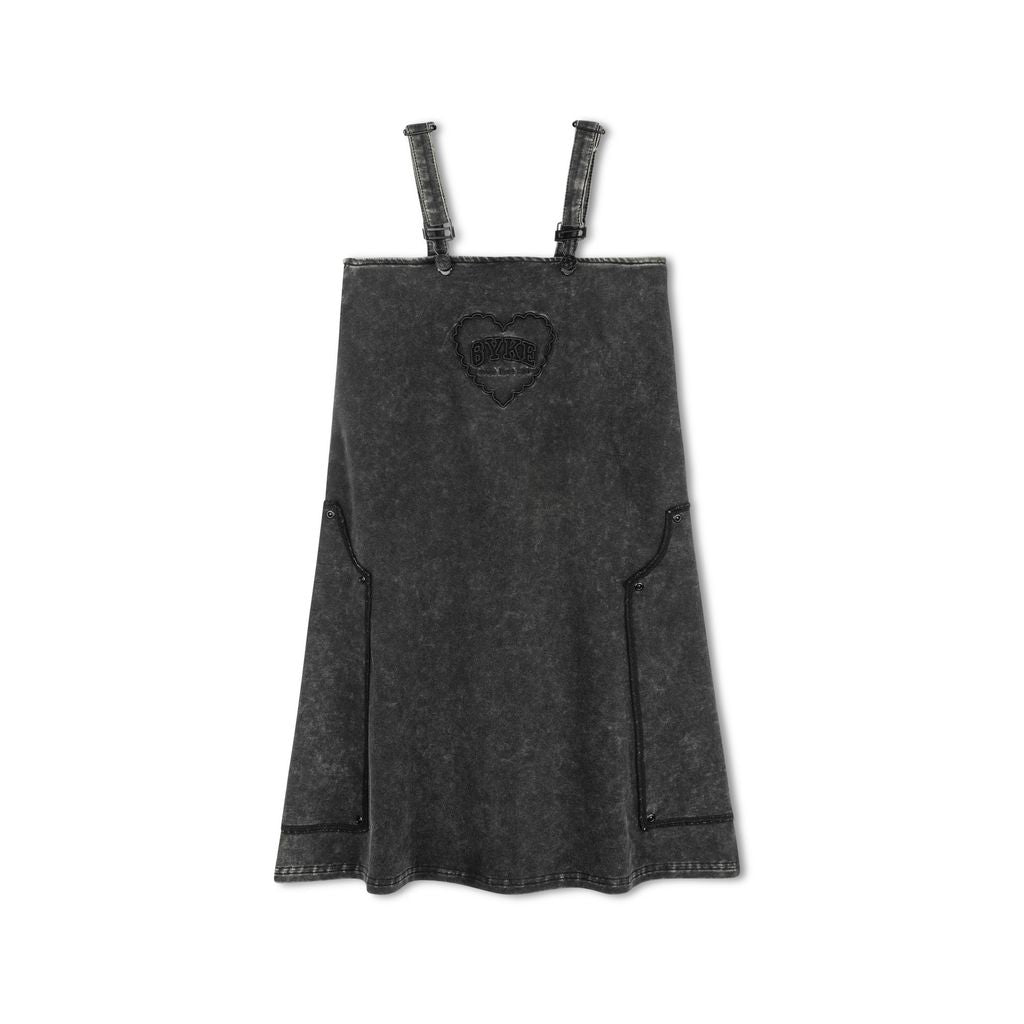 Byke Black Wash Patch Jumper