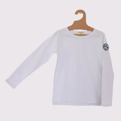 Retro Kid Riley Rubber Logo Basic Long Sleeve Tee