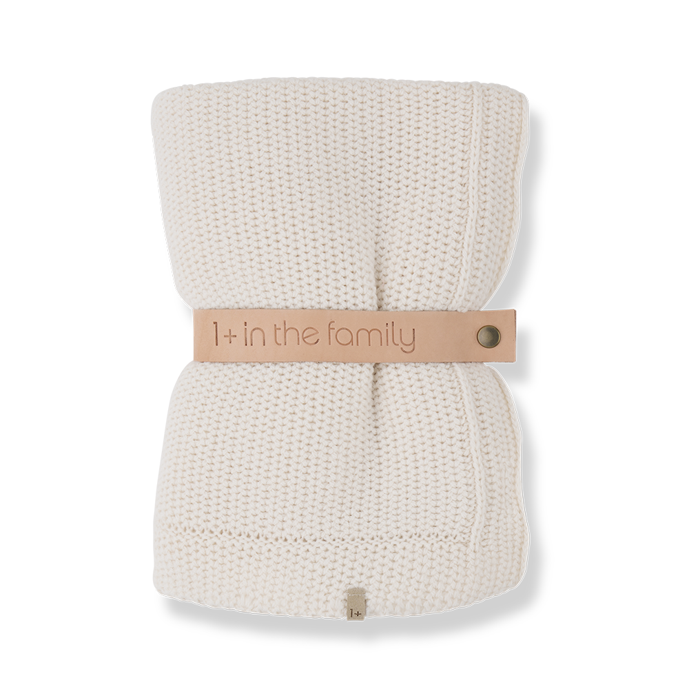1+ in the Family Marinet Ecru Blanket