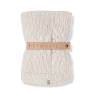 1+ in the Family Marinet Ecru Blanket