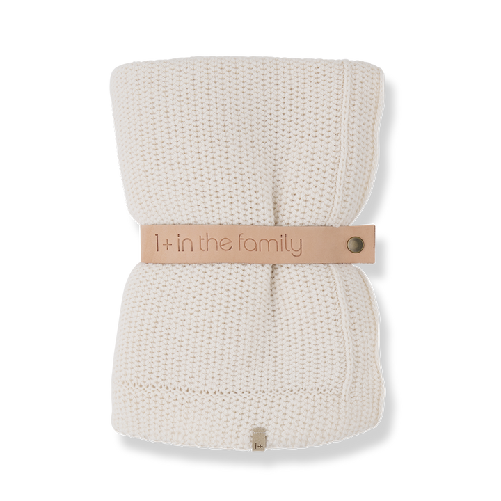 1+ in the Family Marinet Ecru Blanket