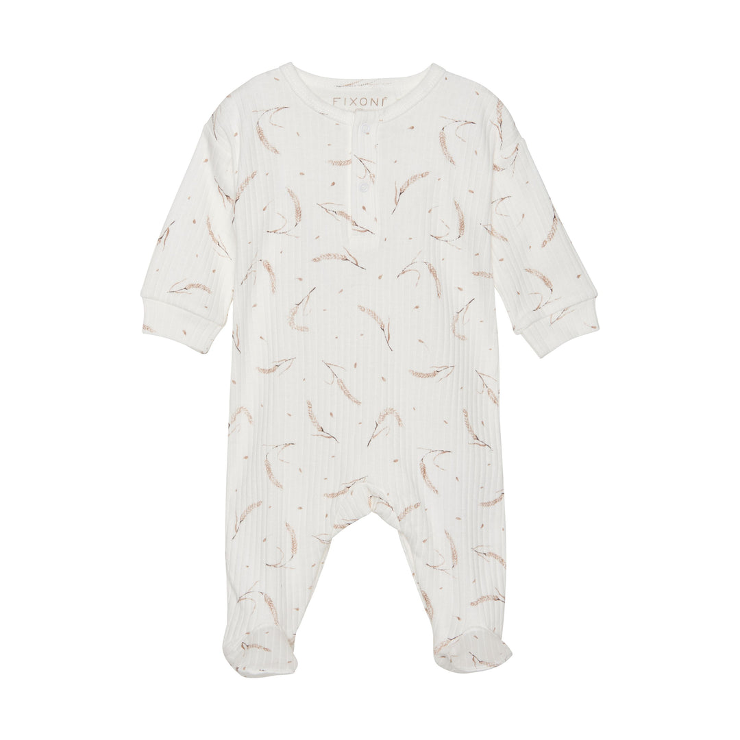 Fixoni Egret Wheat Rib Footie