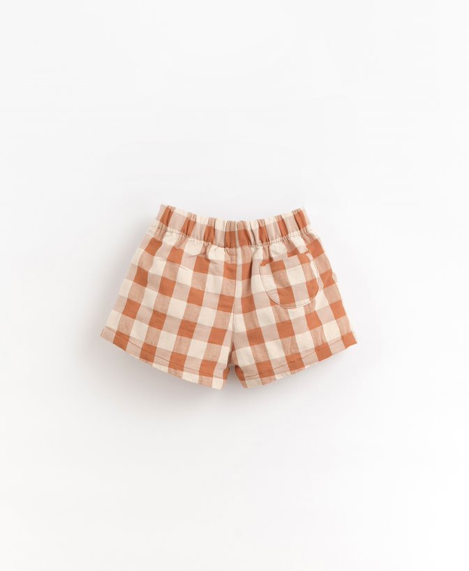 Play Up Vichy Rust Check Shorts