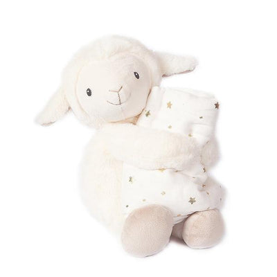 copy of plush swan gift set with swaddle